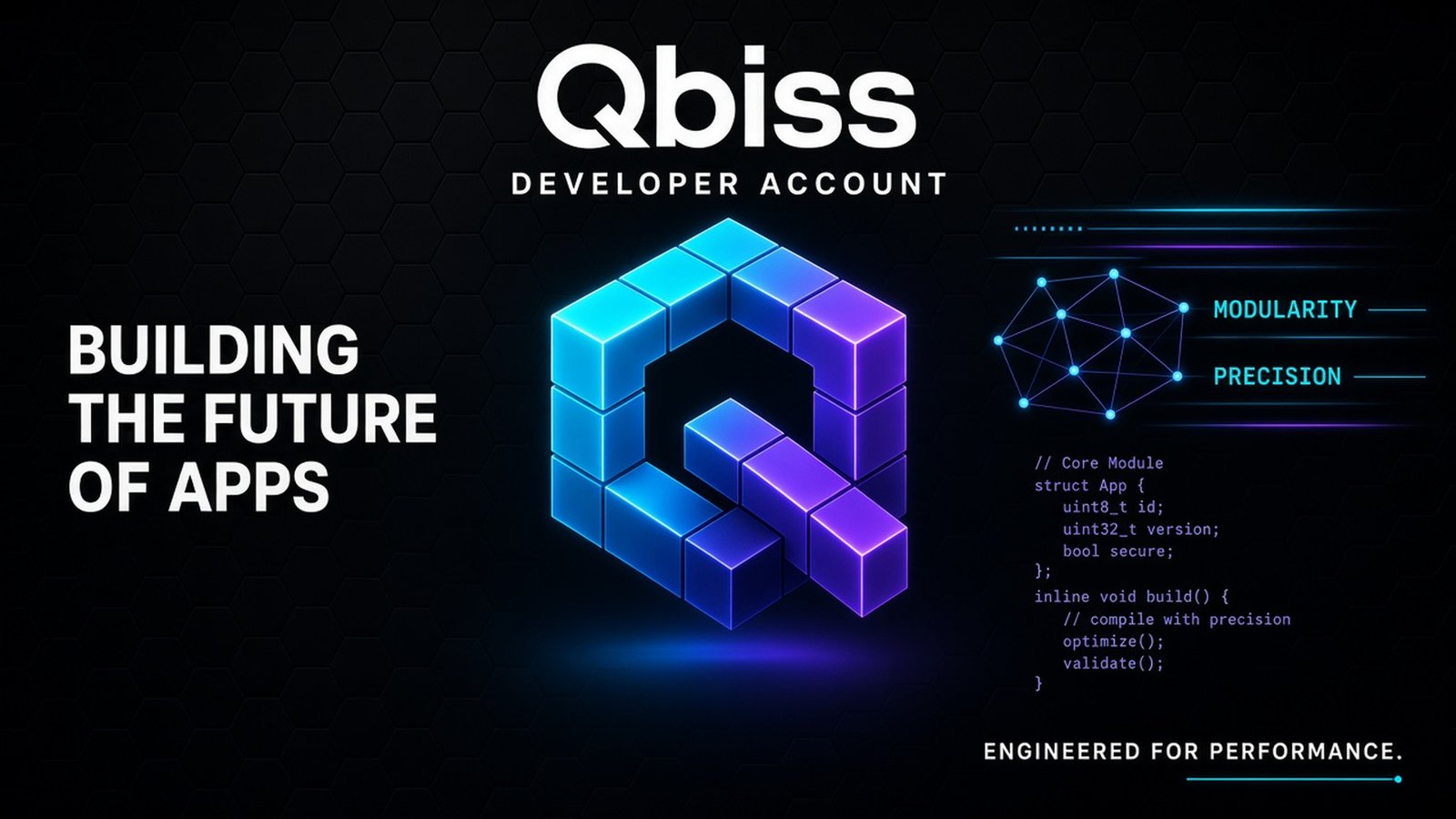 Qbiss developer banner